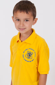 Brynmill Primary School Gold Polo Shirt